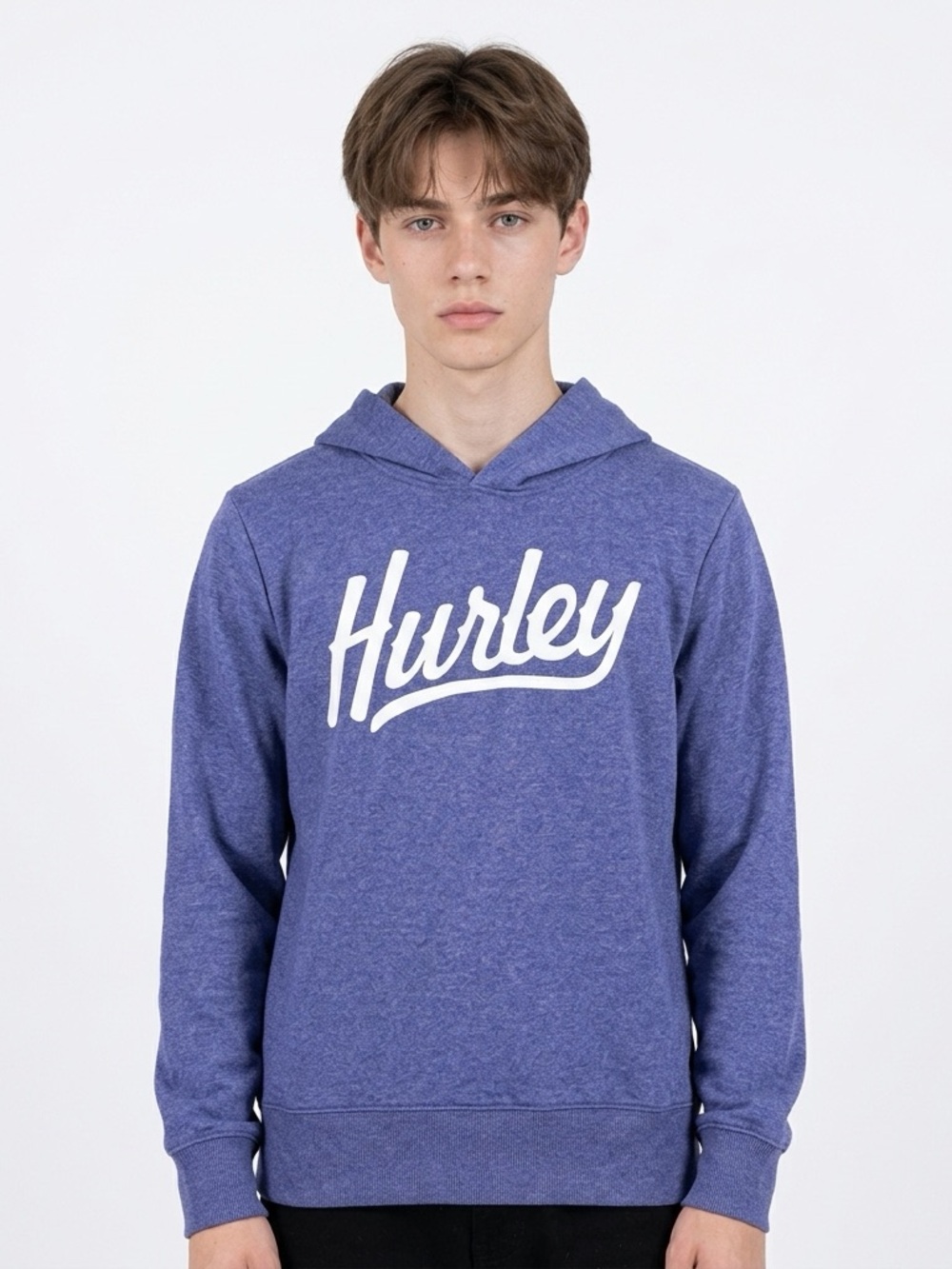 Hurley Boys Blue Logo Hoodie